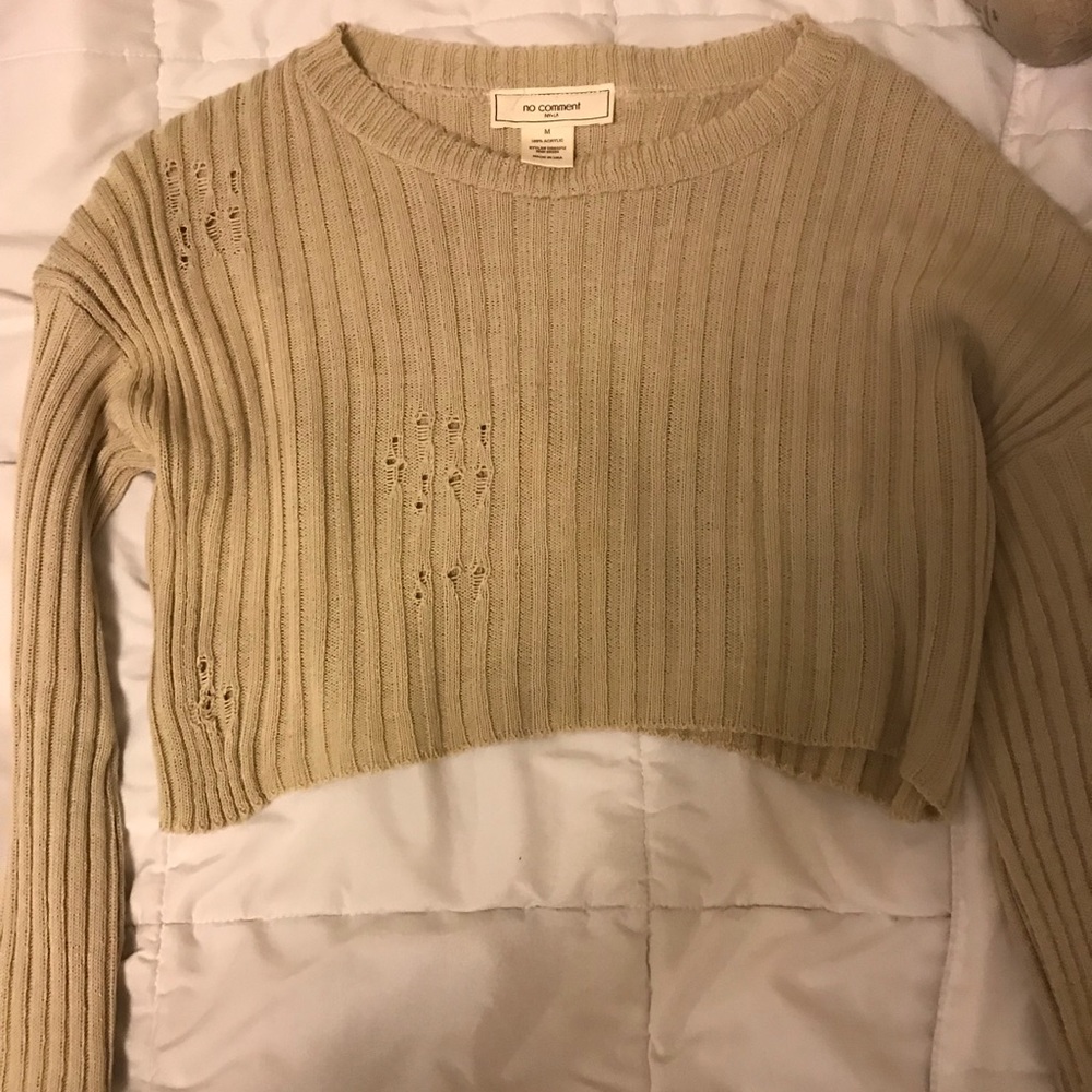 Cropped sweater